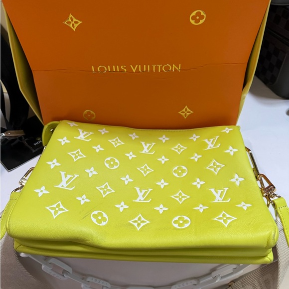 Louis Vuitton Lime Green Monogram Crossbody Bag - Picture 1 of 2